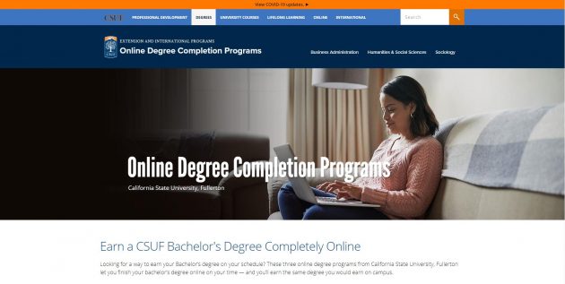 Online Degree Completion Programs - CSUF EIP