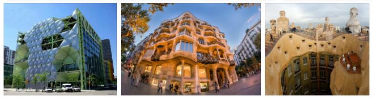 Buildings in Barcelona (World Heritage)